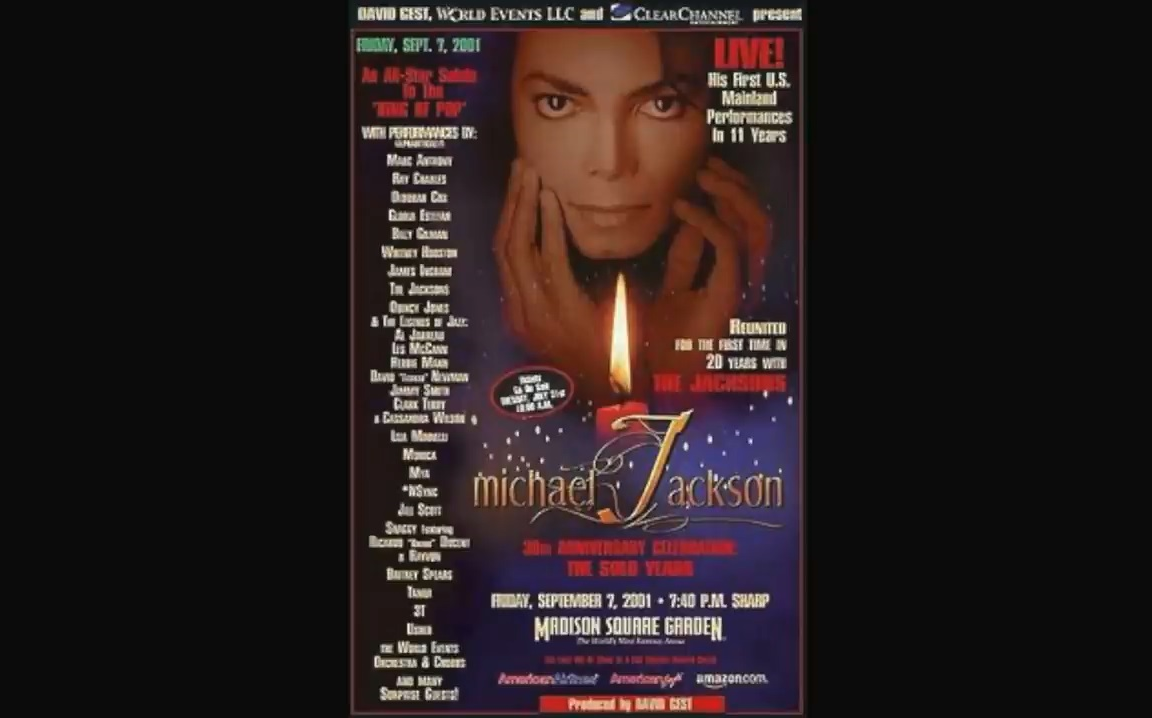 [图]【Michael Jackson】迈克尔杰两场30周年纪念演唱会饭拍版合集(2001/09/07与2001/09/10 )