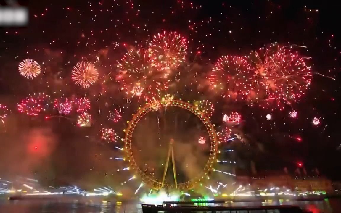 [图]伦敦的新年烟花之夜 New Year's Eve 2023 London - Full Fireworks Show