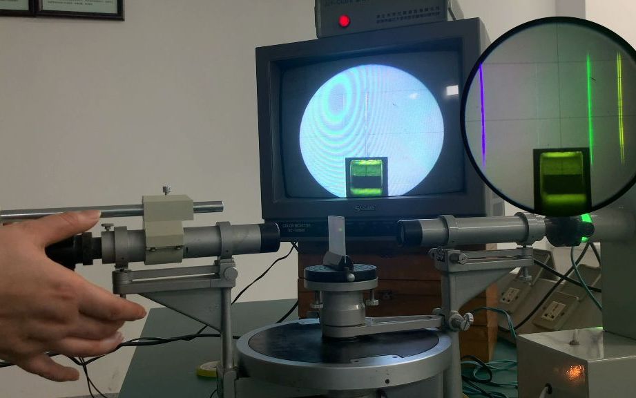 用透射光栅测光波波长 实验操作教学视频