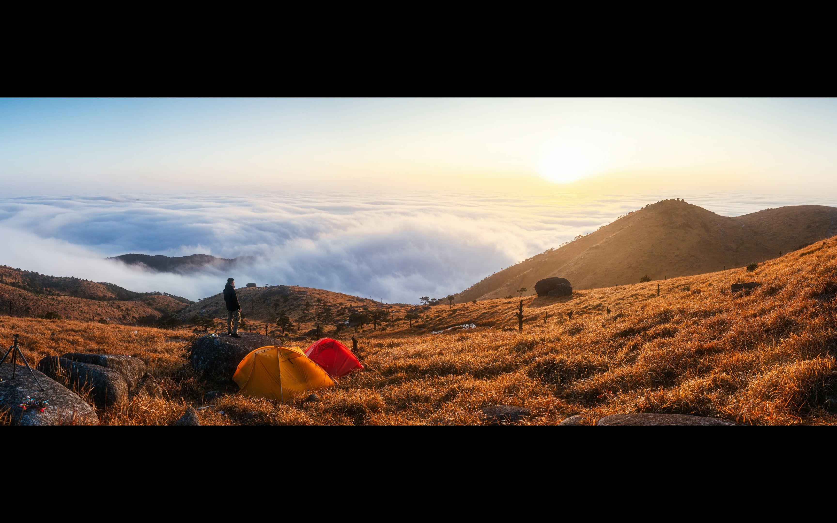 【户外/影集】冬季石谷解 | 登山露营 | 4k hdr
