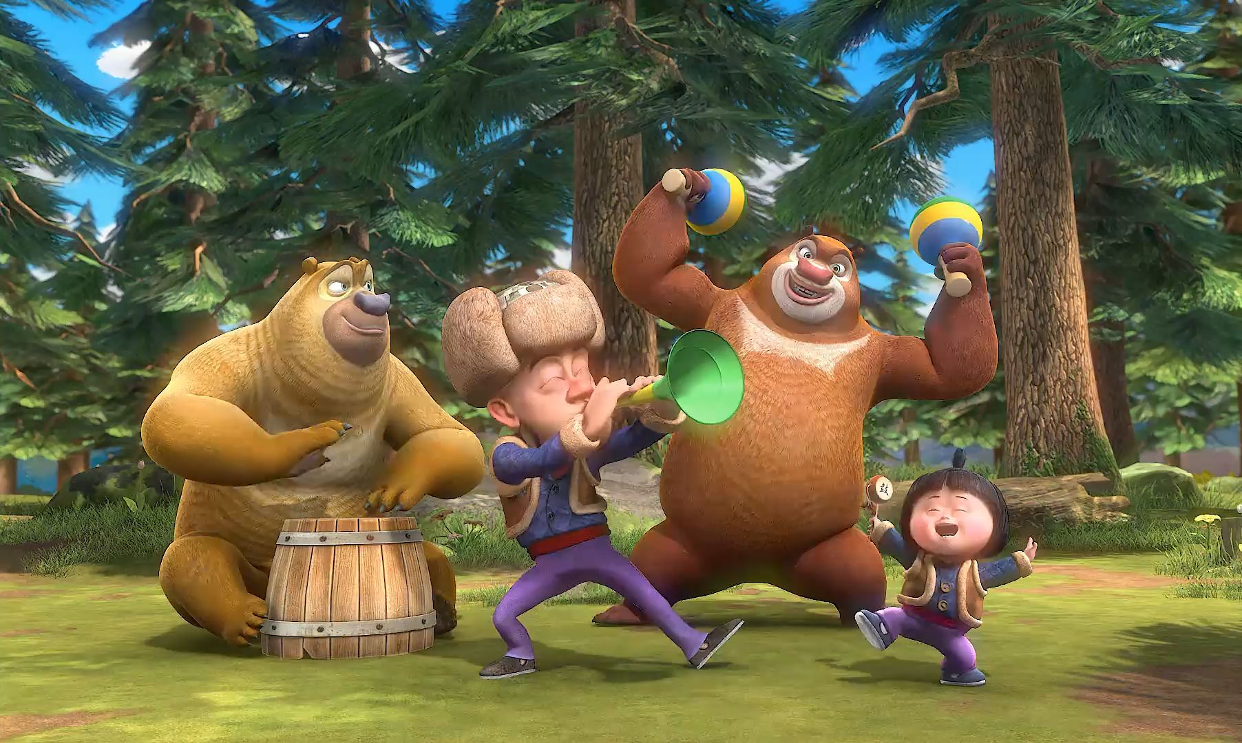 【熊出没《珍贵照片》43】冬日乐翻天