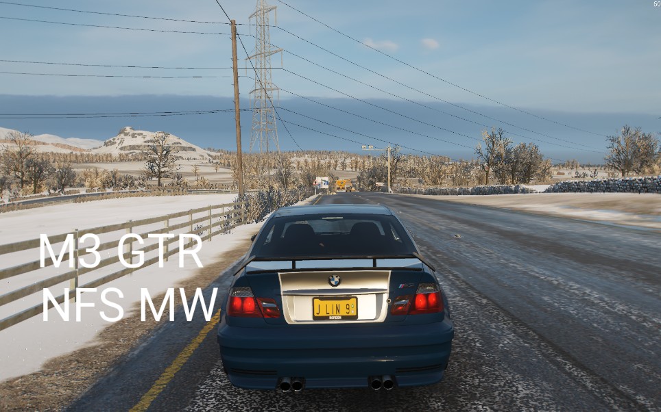 【地平线4】试驾 宝马 m3 e46 gtr nfs涂装