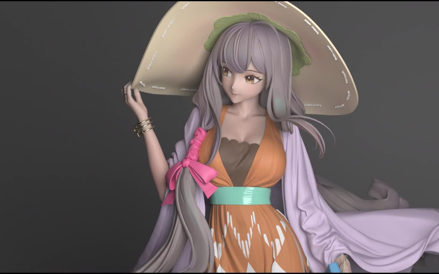 翼狐网视频推荐zbrush二次元美少女原型手办制作流程教学