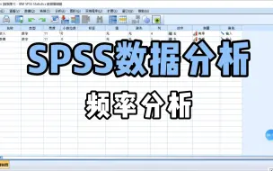 Download Video: SPSS数据分析：频率分析