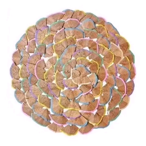 利用铅笔屑制作手工