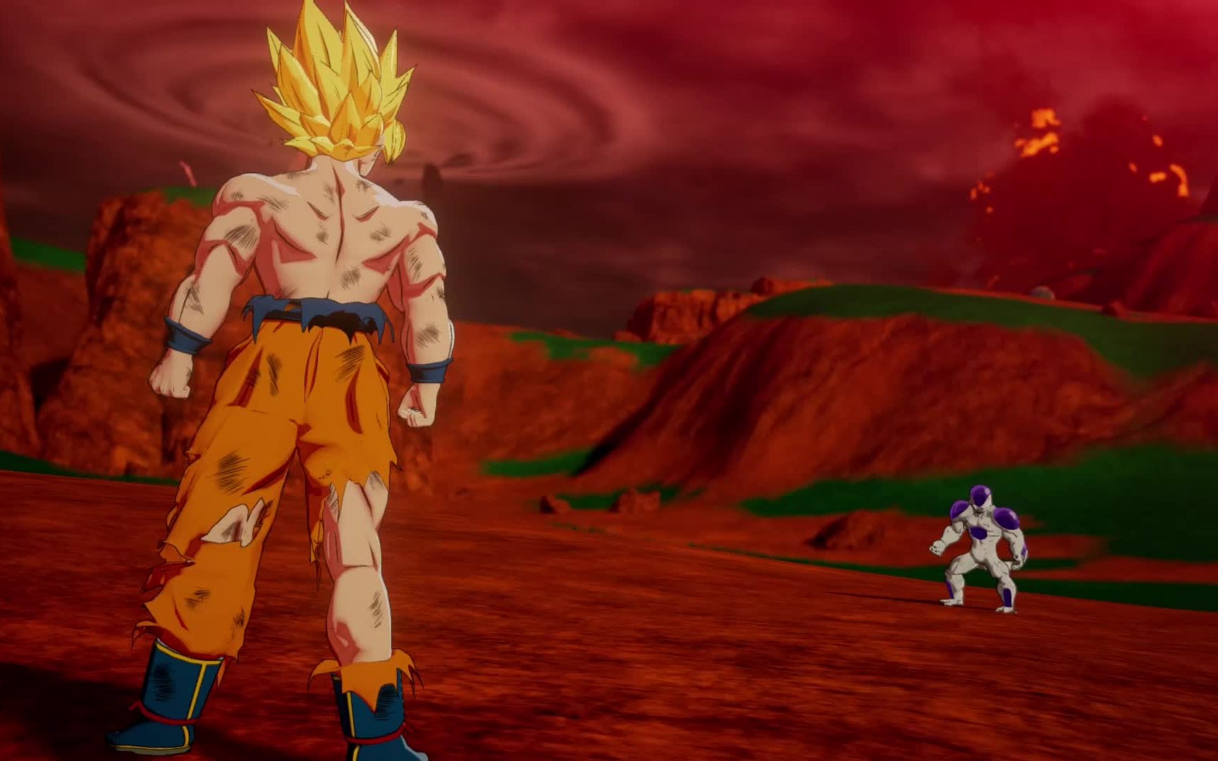 【z卡卡罗特】爆发!超级赛亚人暴捶弗利沙_哔哩哔哩bilibili