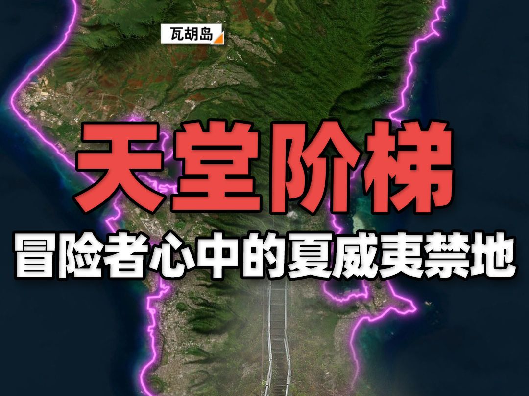 1987年就关闭的“天堂阶梯”景点,冒险者心中的夏威夷禁地哔哩哔哩bilibili