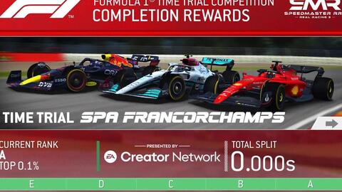 真实修车3] 特殊计时赛v11.1 Spa Francorchamps - F1 2022_哔哩哔哩