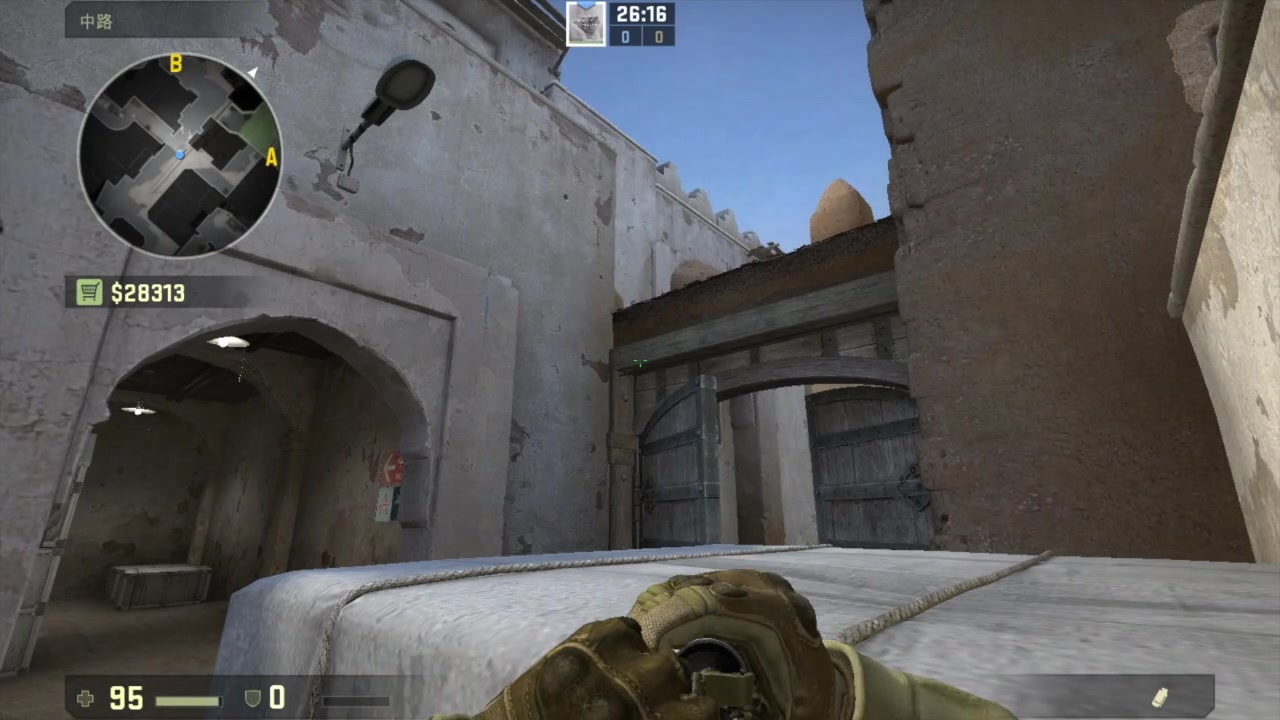 抢先csgo新dust2警家烟扔法