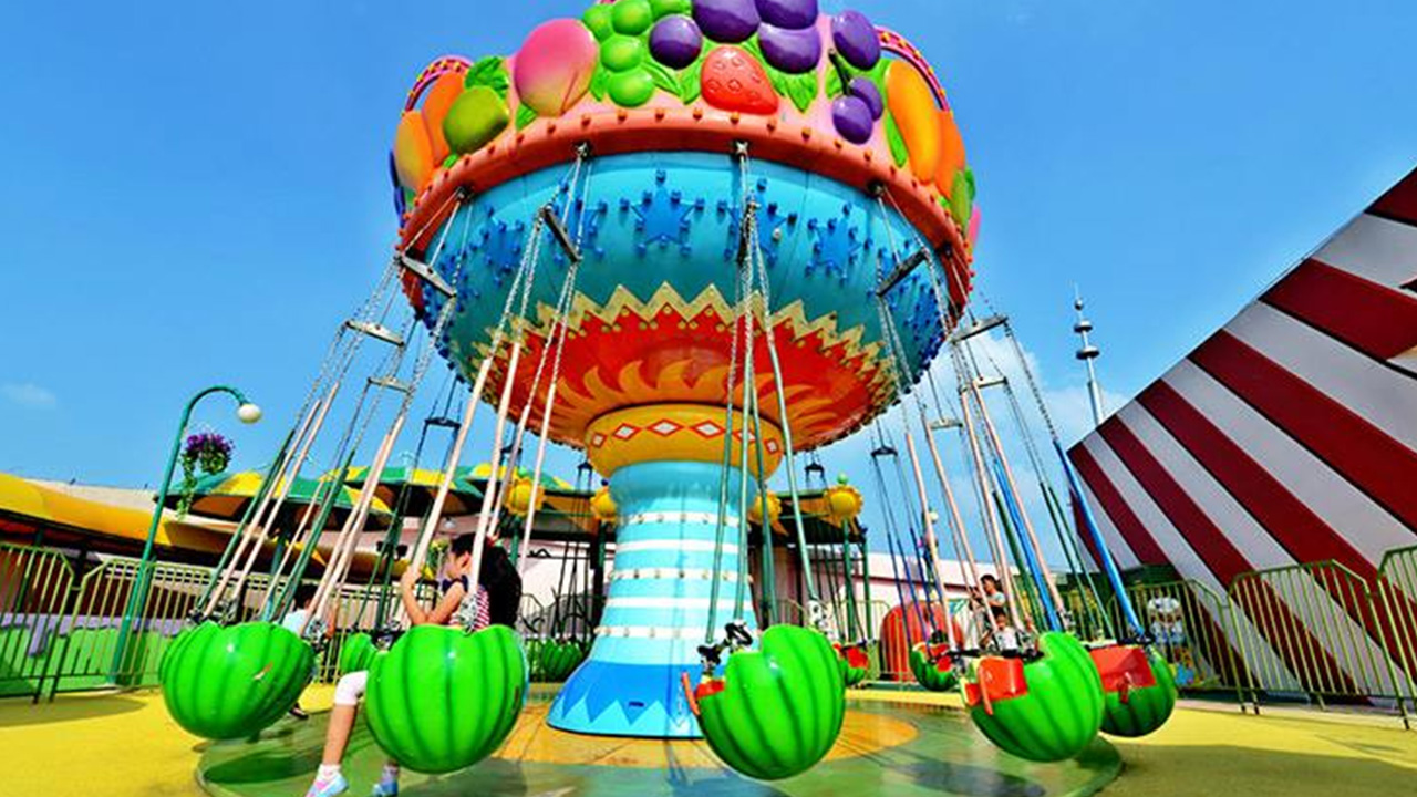 马戏团儿童飞椅户外火爆游乐项目,马戏团儿童飞椅儿童游乐设备_哔哩