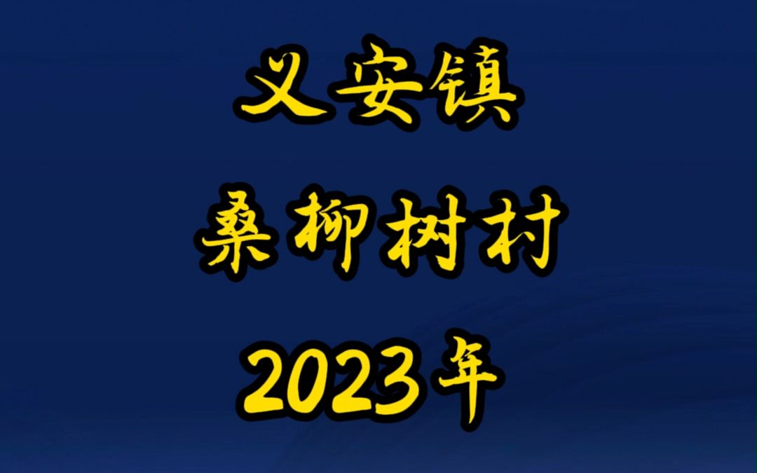 介休市义安镇桑柳树村2023年乡村振兴建设哔哩哔哩bilibili