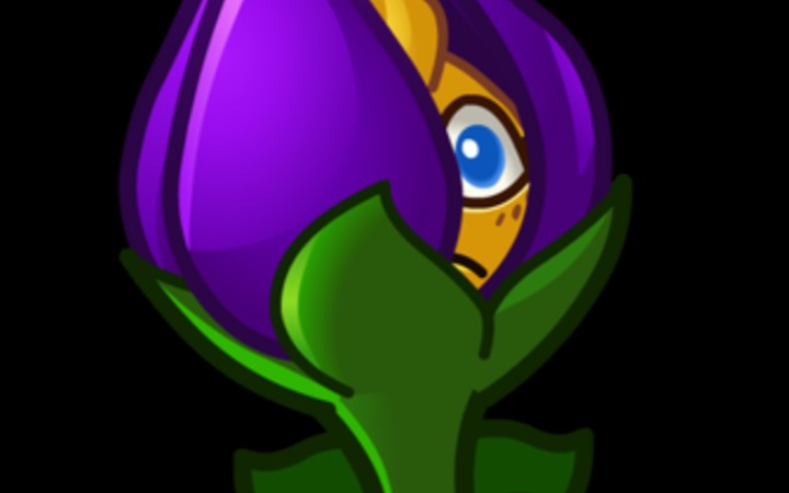 pvz2缩小紫罗兰(手机绘画)