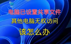 下载视频: 无法访问共享文件夹。