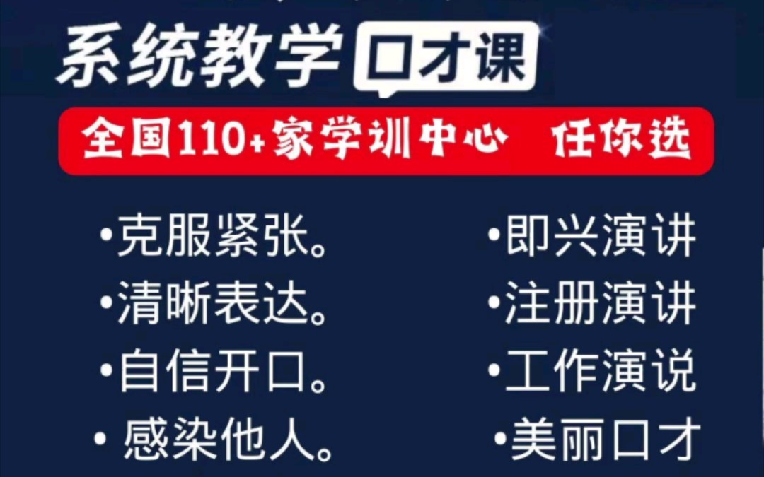 演讲与口才学习视频教程当众说话训练主持人沟通交际技巧培训课哔哩哔哩bilibili