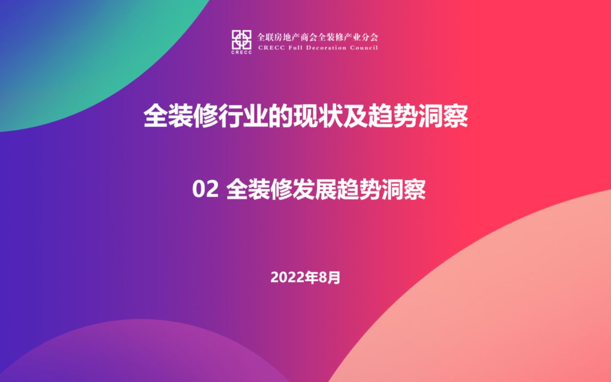 全装修行业的现状及趋势洞察——全装修发展趋势洞察哔哩哔哩bilibili