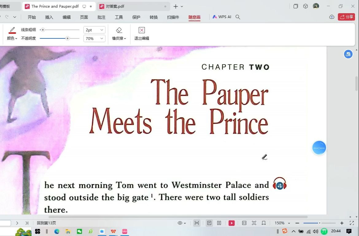 [图]2《王子与贫儿》黑猫分级英语阅读初中B级The prince and the pauper