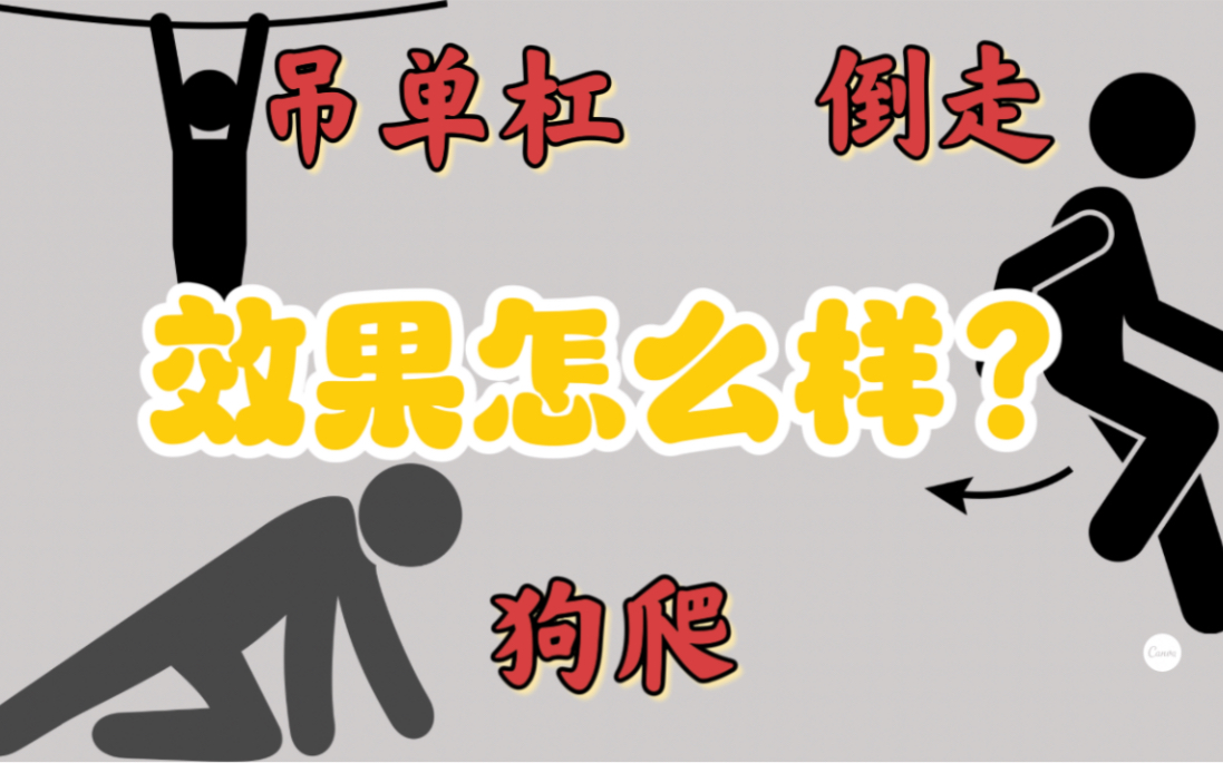 腰椎间盘突出 吊单杠 倒走 狗爬?哔哩哔哩bilibili