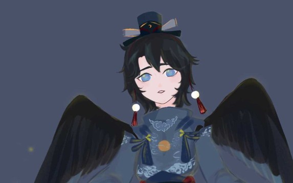 (指绘)非洲晴明想要一只小黑狗