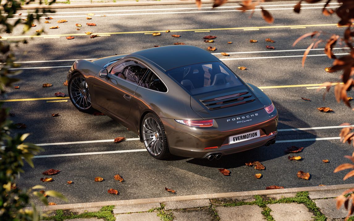 c4d汽车场景渲染-高效制作车漆材质