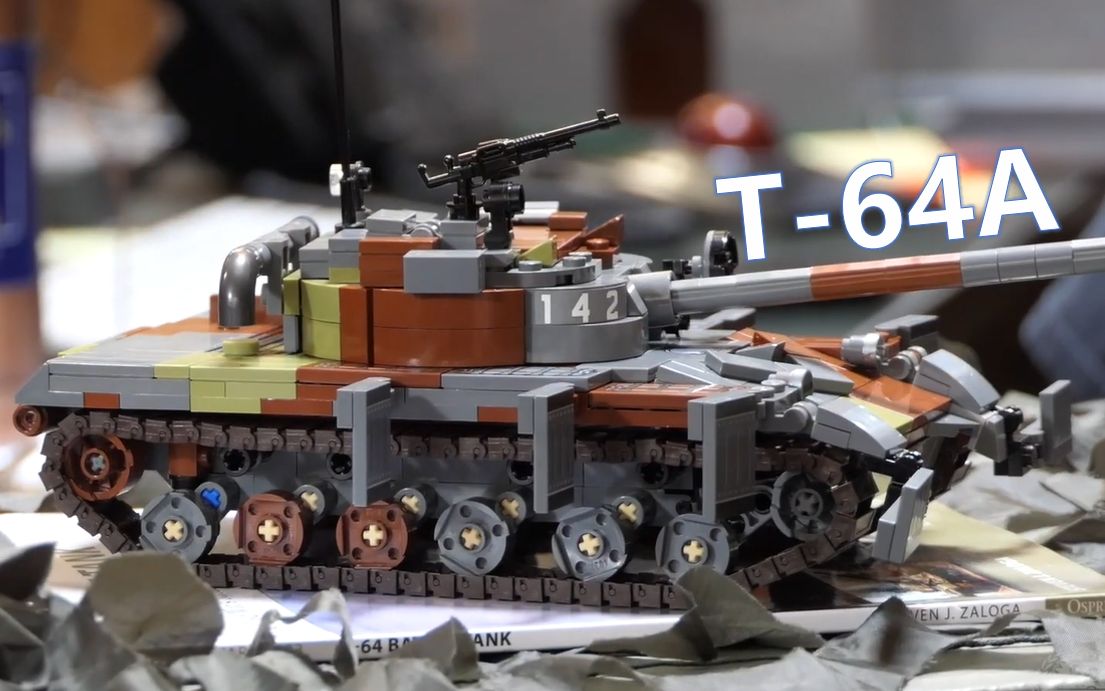 拼砌大师brickmania03t64a坦克带您欣赏冷战守望者