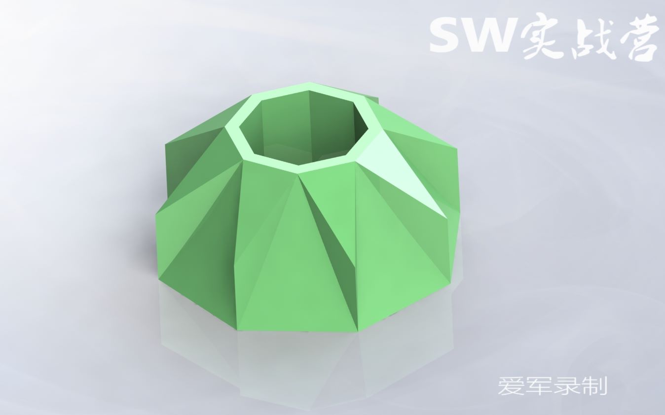 SolidWorks教程基础入门之八角形状简单拉伸搞定,步骤详细哔哩哔哩bilibili