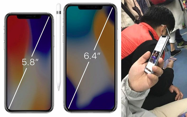 国内地铁惊现iPhone X真机 新一代iPhone X屏幕尺寸激增哔哩哔哩bilibili