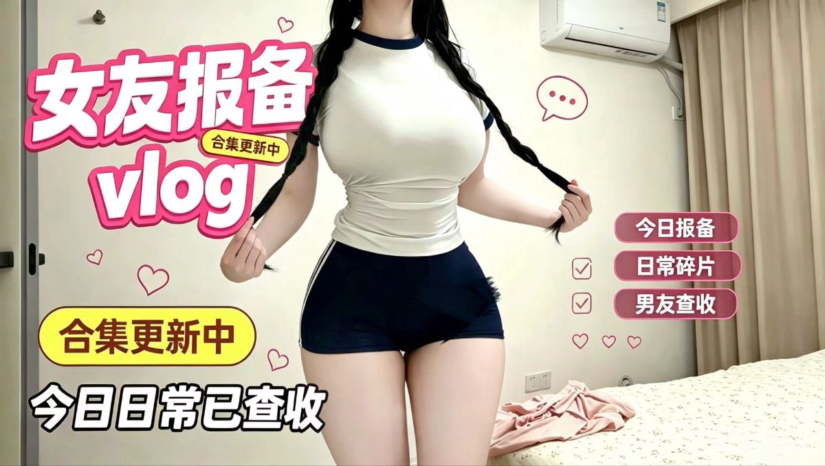 第1期 | ♡₊˚你的异地恋慢热女友日常报备：拍视频➕去医院vlog海报