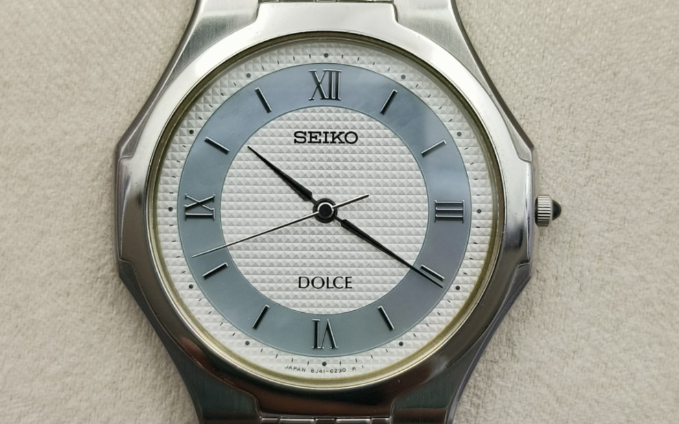 精工8j41高端贝母盘dolce超薄年差男表