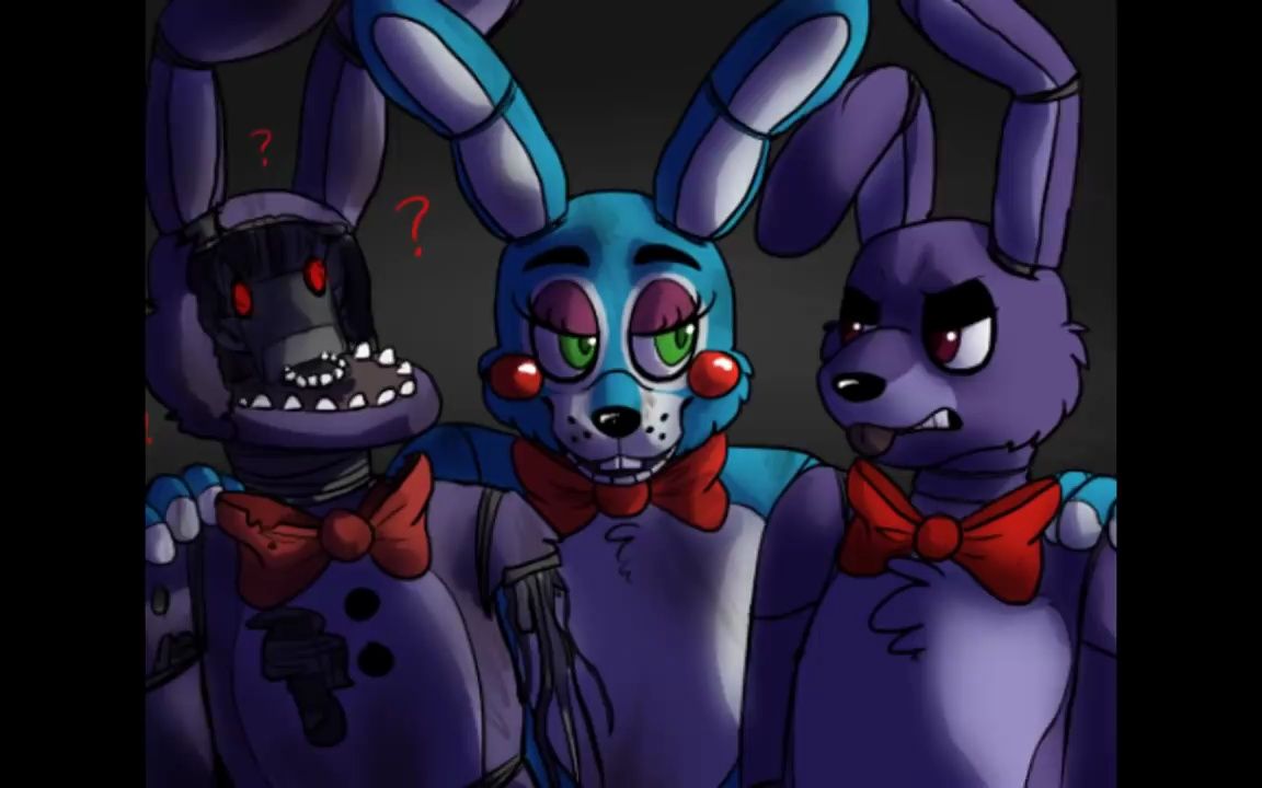 【回忆向】fnaf2凋零组和玩具组的图片合集单机游戏热门视频