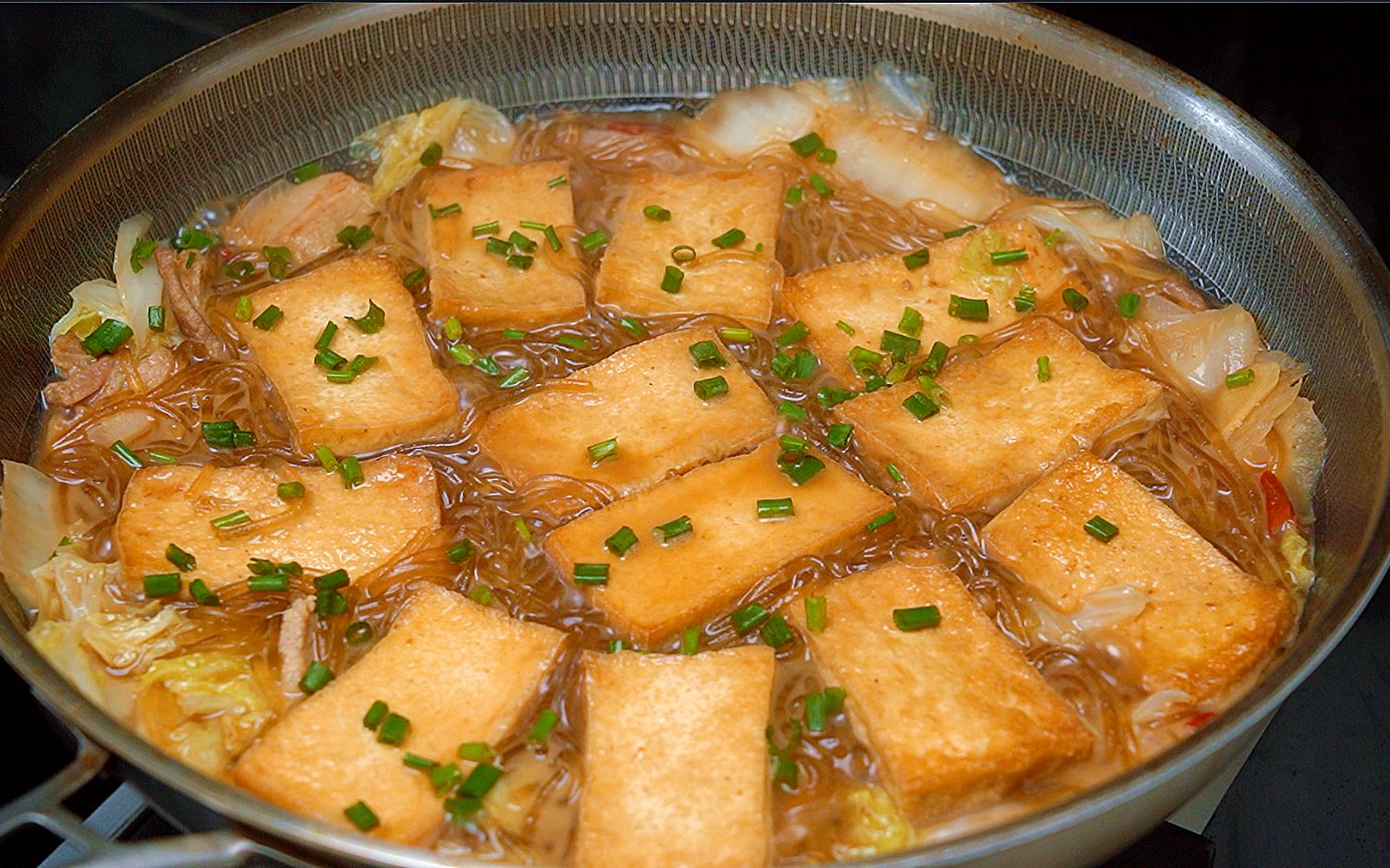 白菜炖干豆腐怎么做_白菜炖干豆腐的做法_怪味熙_豆果美食