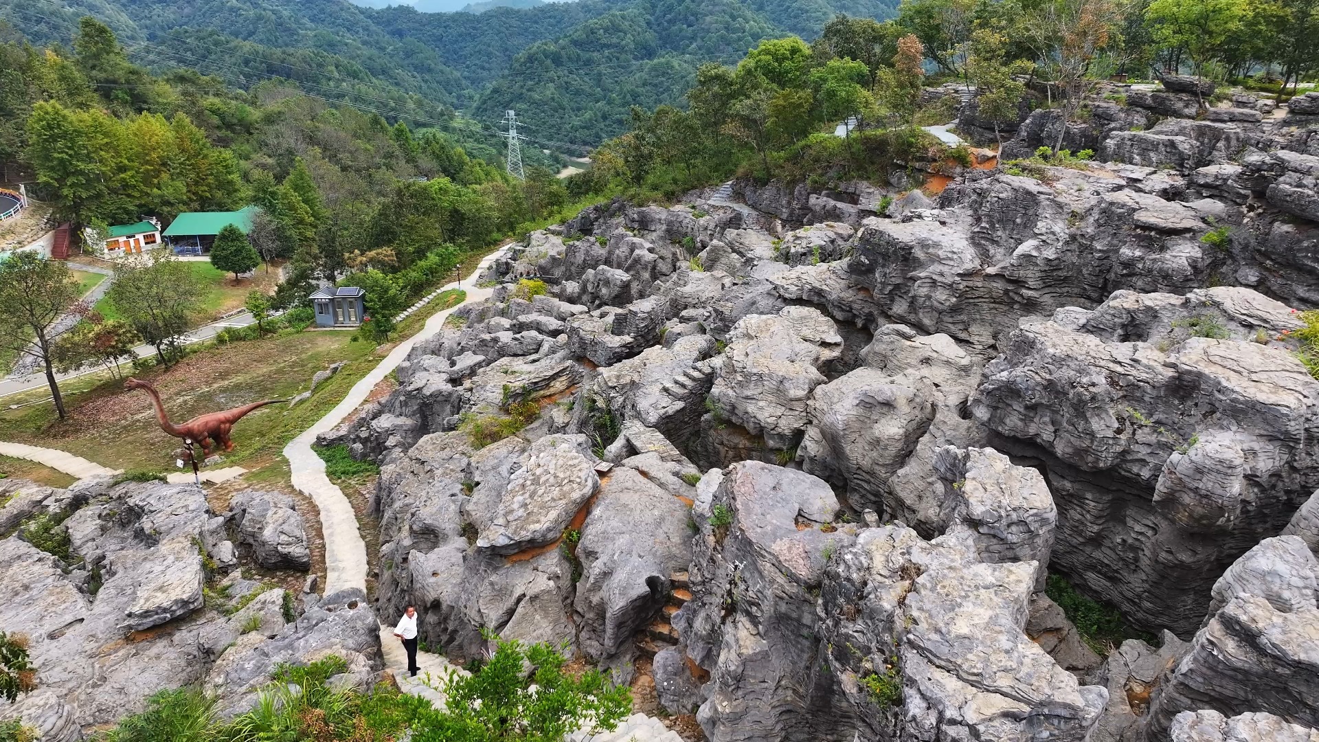 安徽黟县石林风景区图片