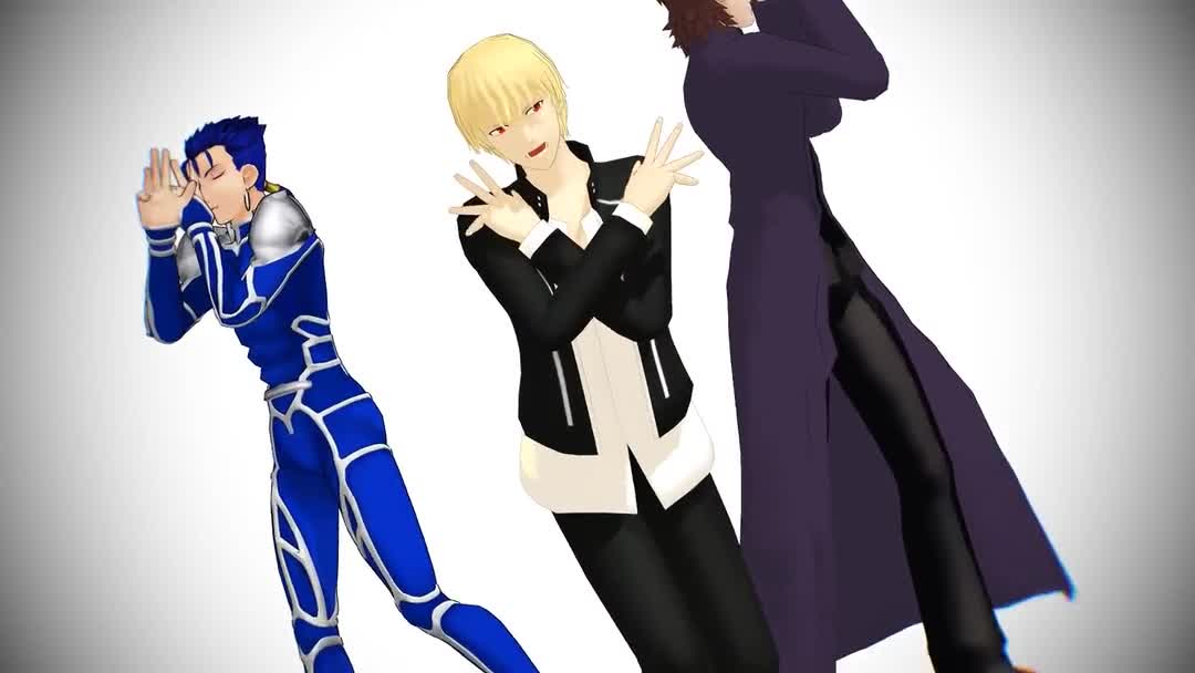 fate/mmd/愉悦部 麻婆×闪闪×汪酱的echo