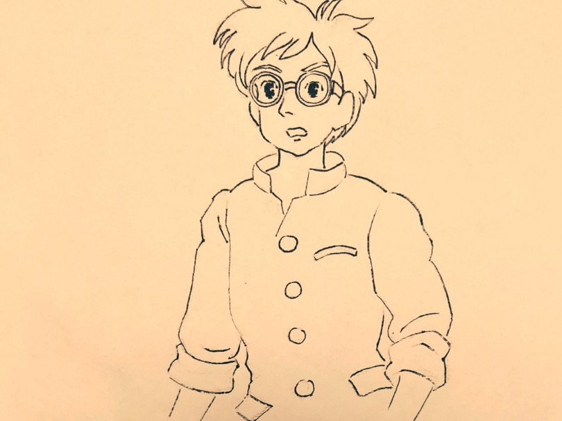 儿童简笔画《起风了》