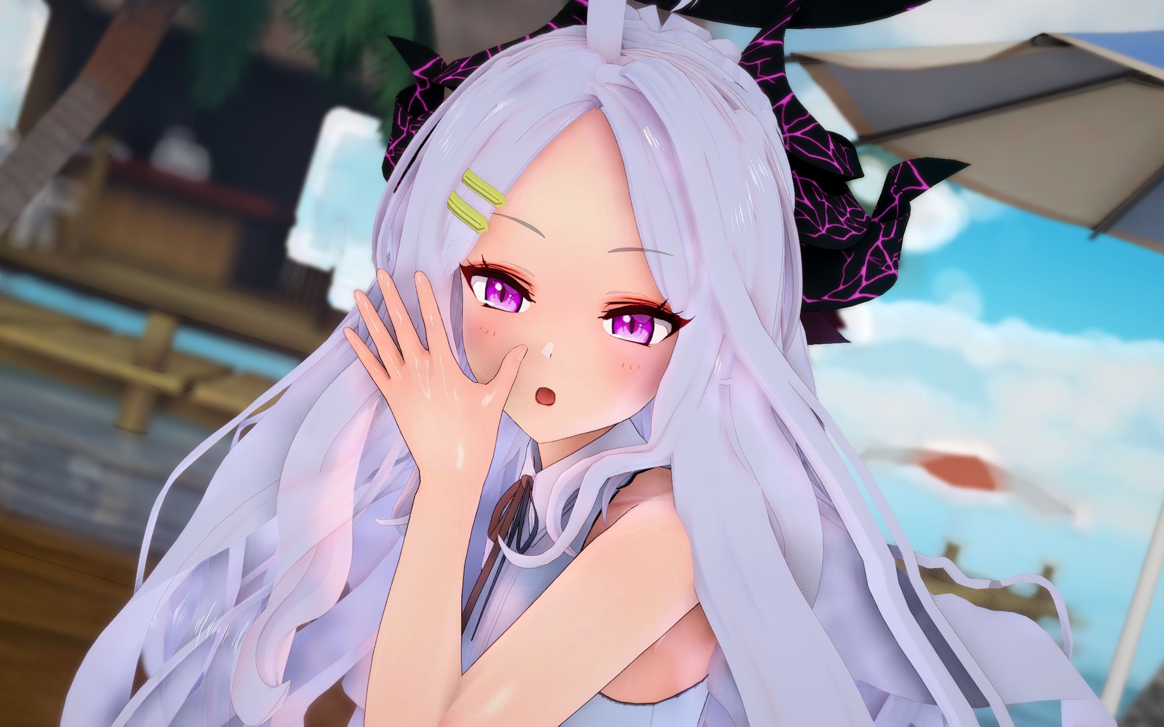 [hina/mmd]和可爱的日奈委员长去二人渡假吧