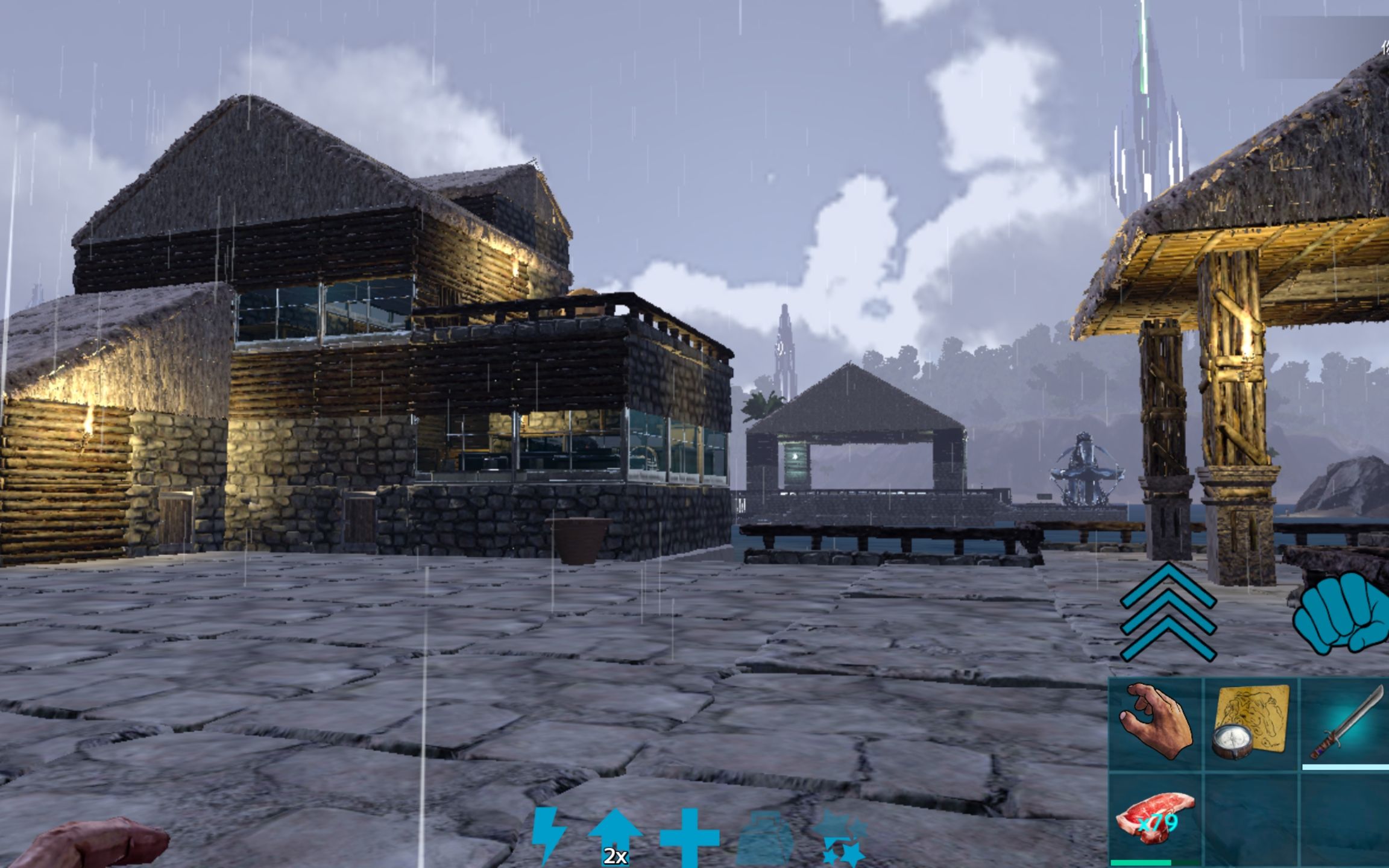 方舟手游素食岛建家参考