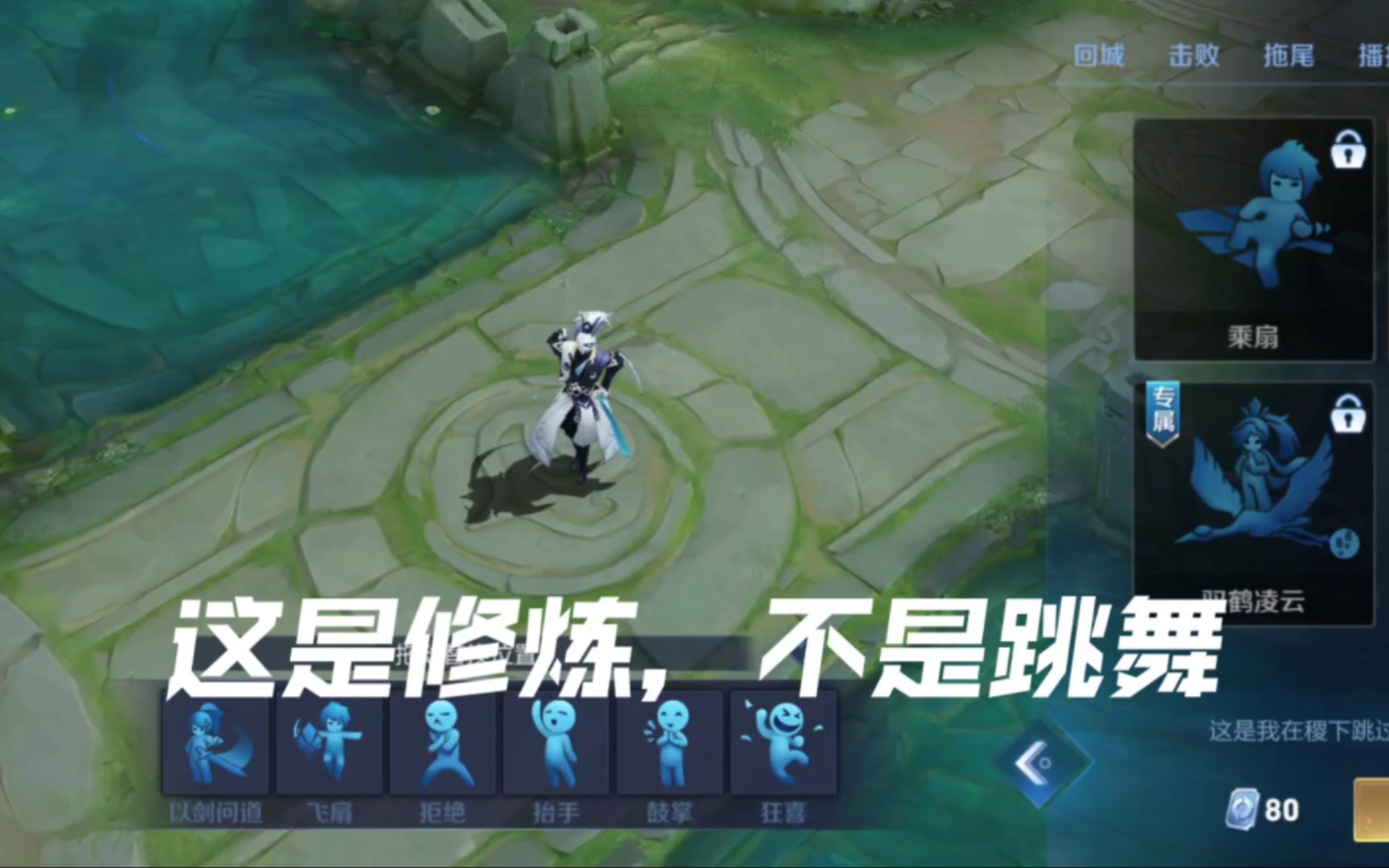 诸葛新皮肤鹤羽仙尊动作隐藏台词及实战演示