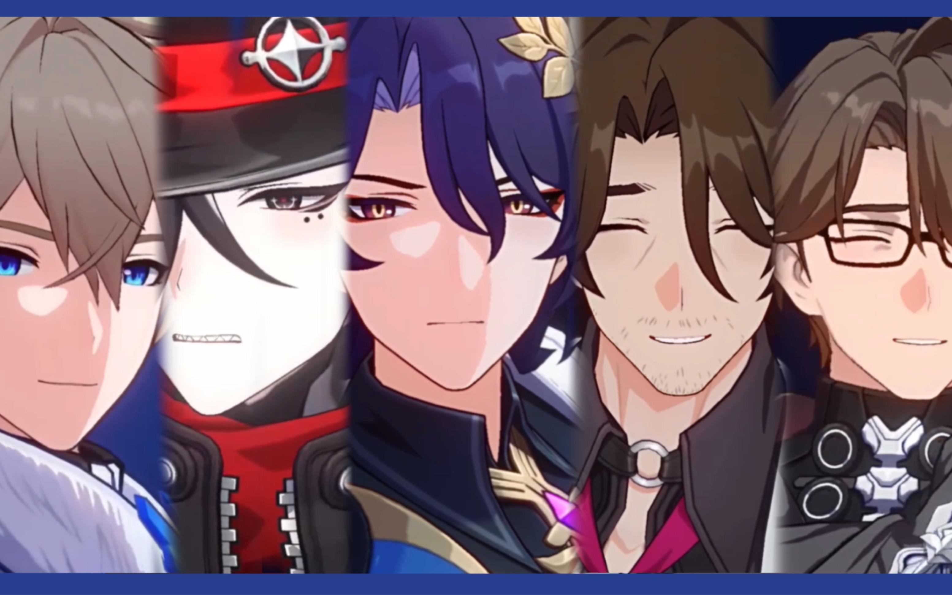 崩铁成男全方位表情对比1.