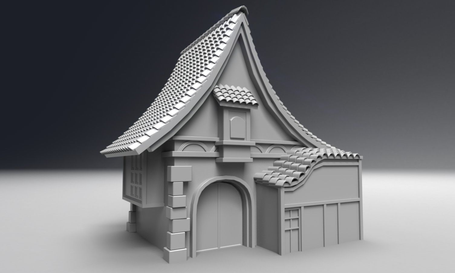 用3dmax建模场景建筑很难?这不是信手拈来!(附赠原图 模型 教程)哔哩哔哩bilibili