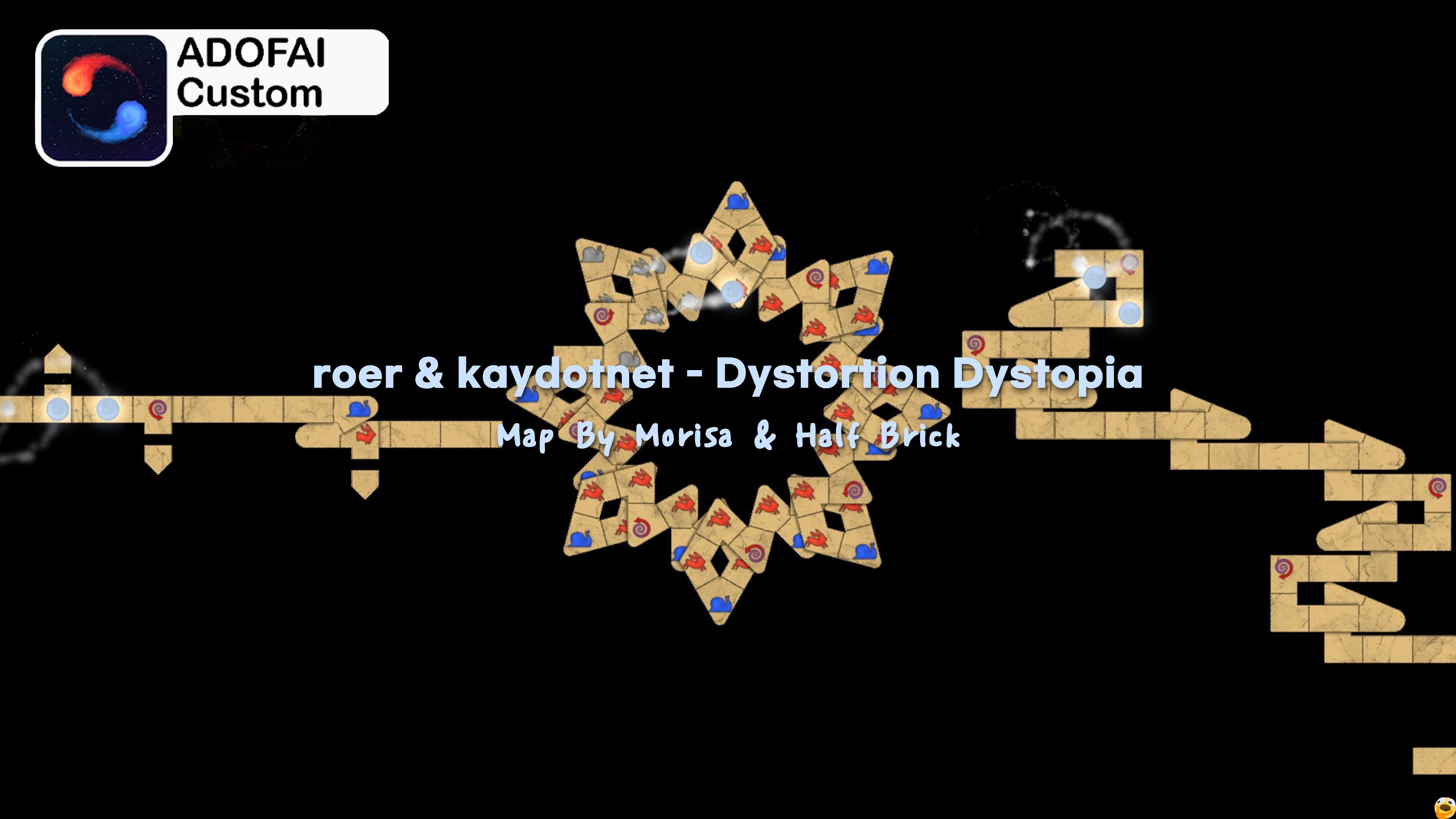 【冰与火之舞/21.2/合作踩音】由两位谱师制作的劲爆尾杀谱面 roer & kaydotnet  Dystortion Dystopia哔哩哔哩bilibili