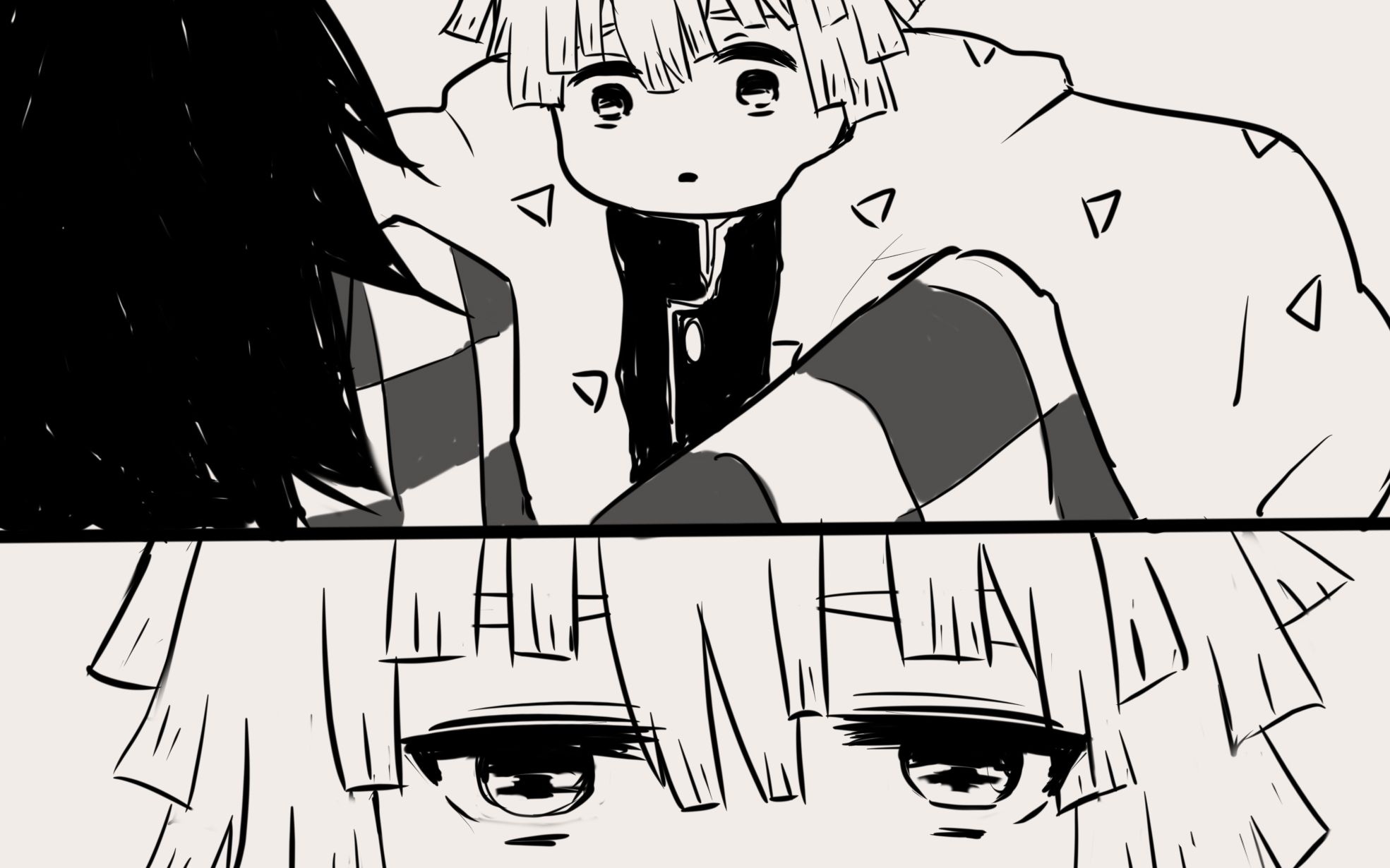 鬼灭之刃善炭震惊炭治郎竟然奶孩子