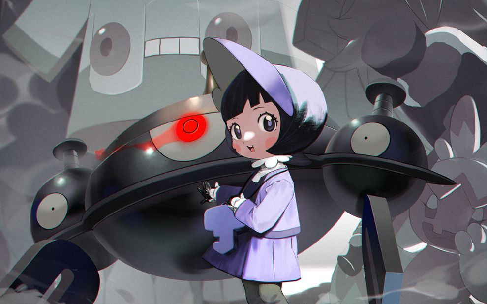 宝可梦 波琵 同人合集 帕底亚四天王的一员,精通钢属性