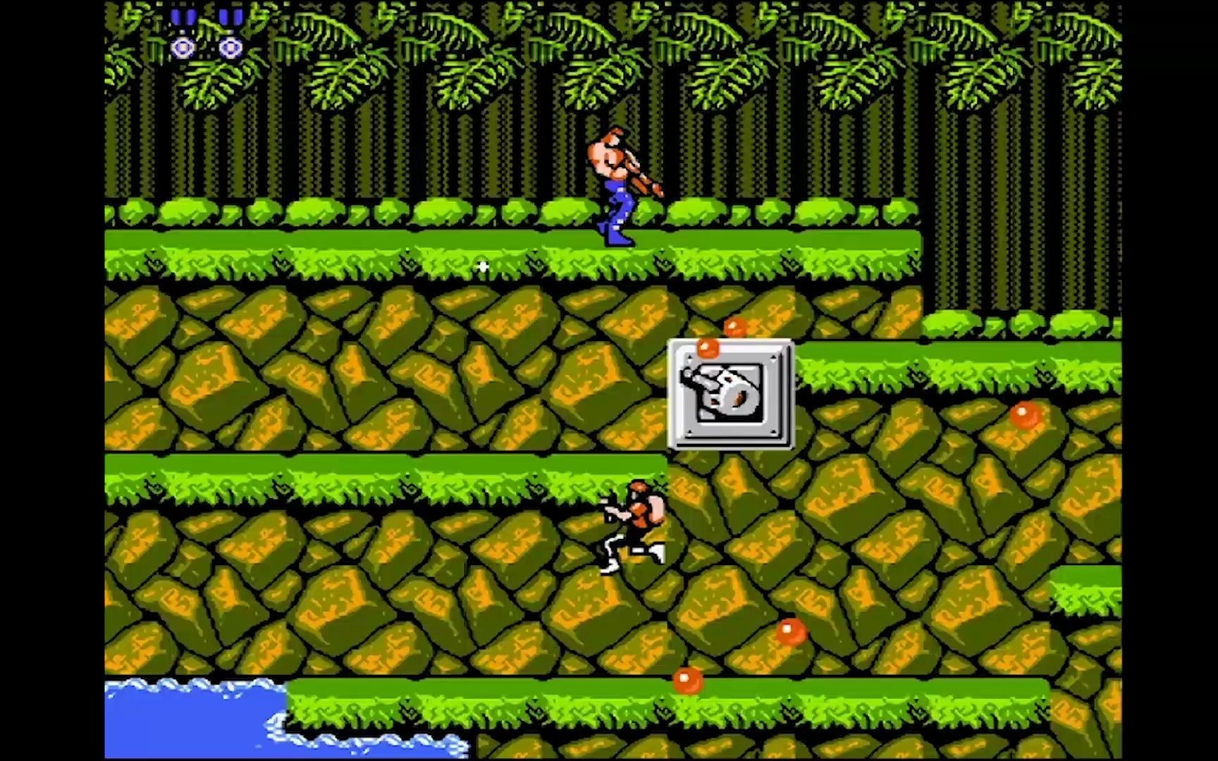 魂斗罗1contra (japan)第一关