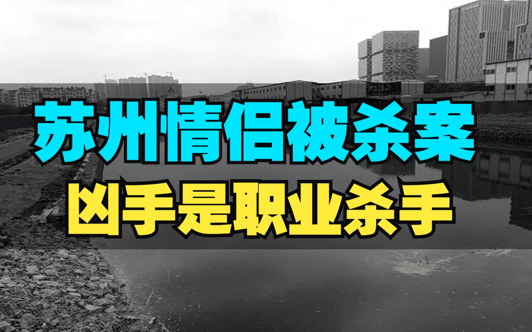 [图]一对情侣惨死在河道里，凶手居然是职业杀手