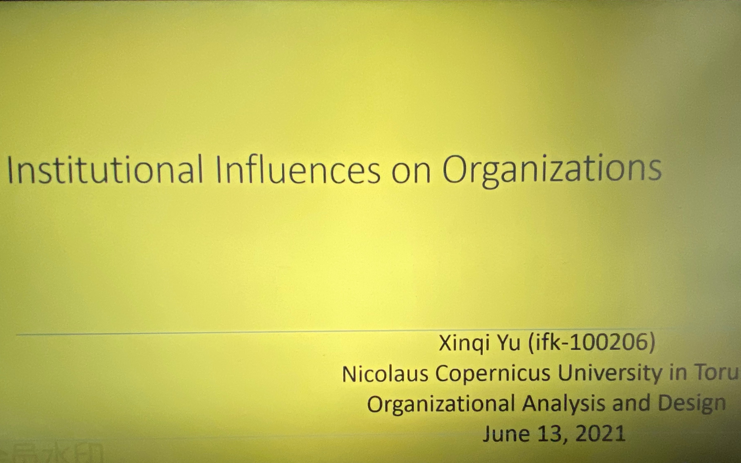 Institutional Influences on Organizations哔哩哔哩bilibili