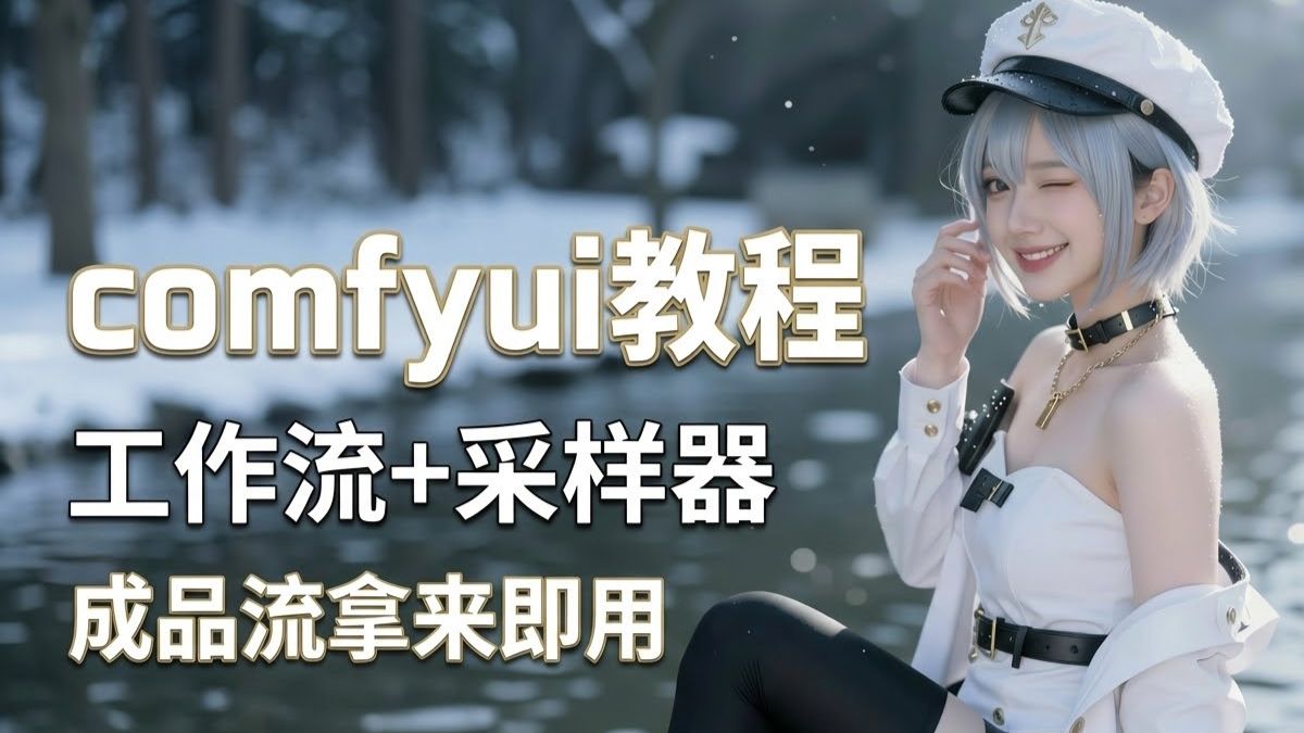 工作流及采样器参数详解——ComfyUI喂饭级教程第二期（ComfyUI-N8N全系列免费教程）