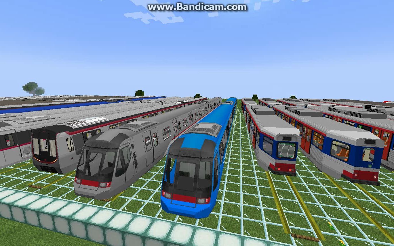 mc游戏 mtr地铁欣赏升级版 追加包&原装车大展览 是得有多无聊才能干