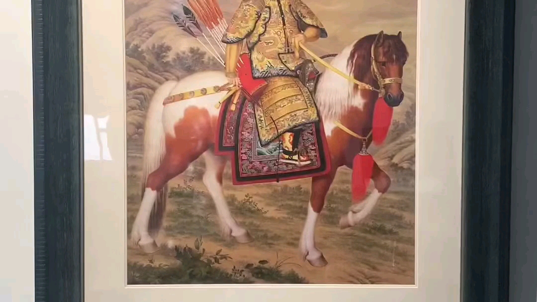 [图]历经康熙雍正乾隆三朝画家，清代十大画家郎世宁《乾隆皇帝大阅图》博物馆级超清复刻#艺术#郎世宁#传承文化