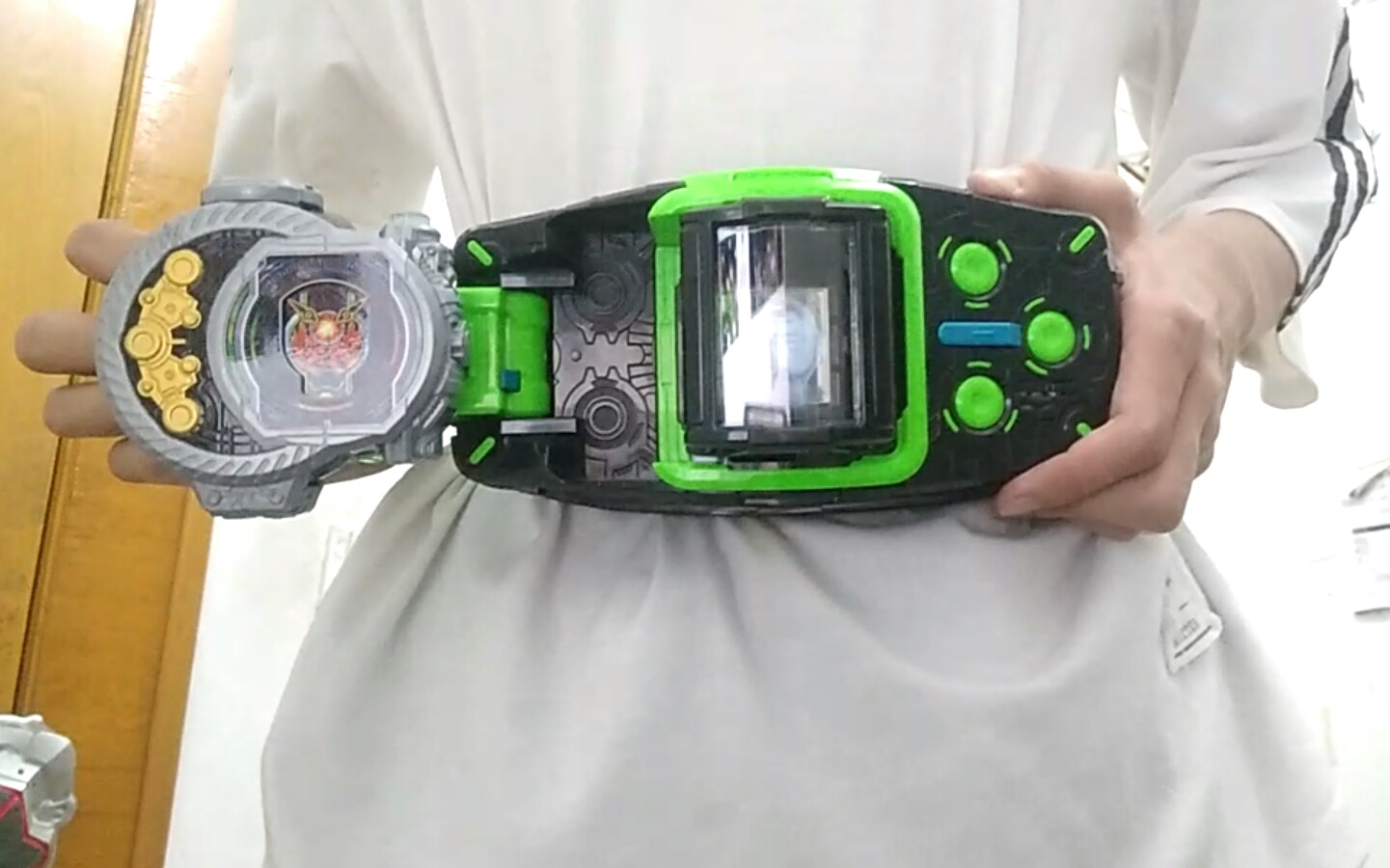 真人演示假面骑士沃兹腰带全表盘腰带声光效 原谅腰带