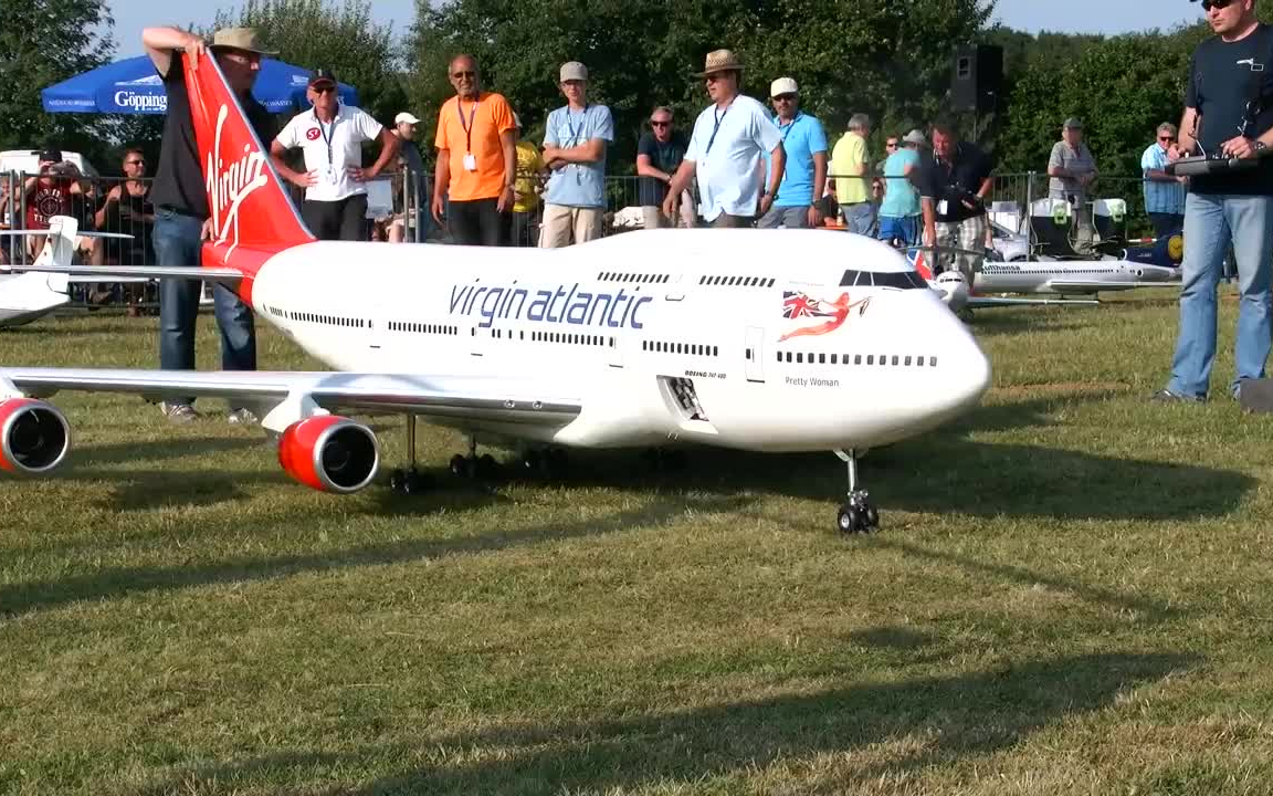 世界波音747-400 virgin大西洋航空公司新增大型遥控飞机