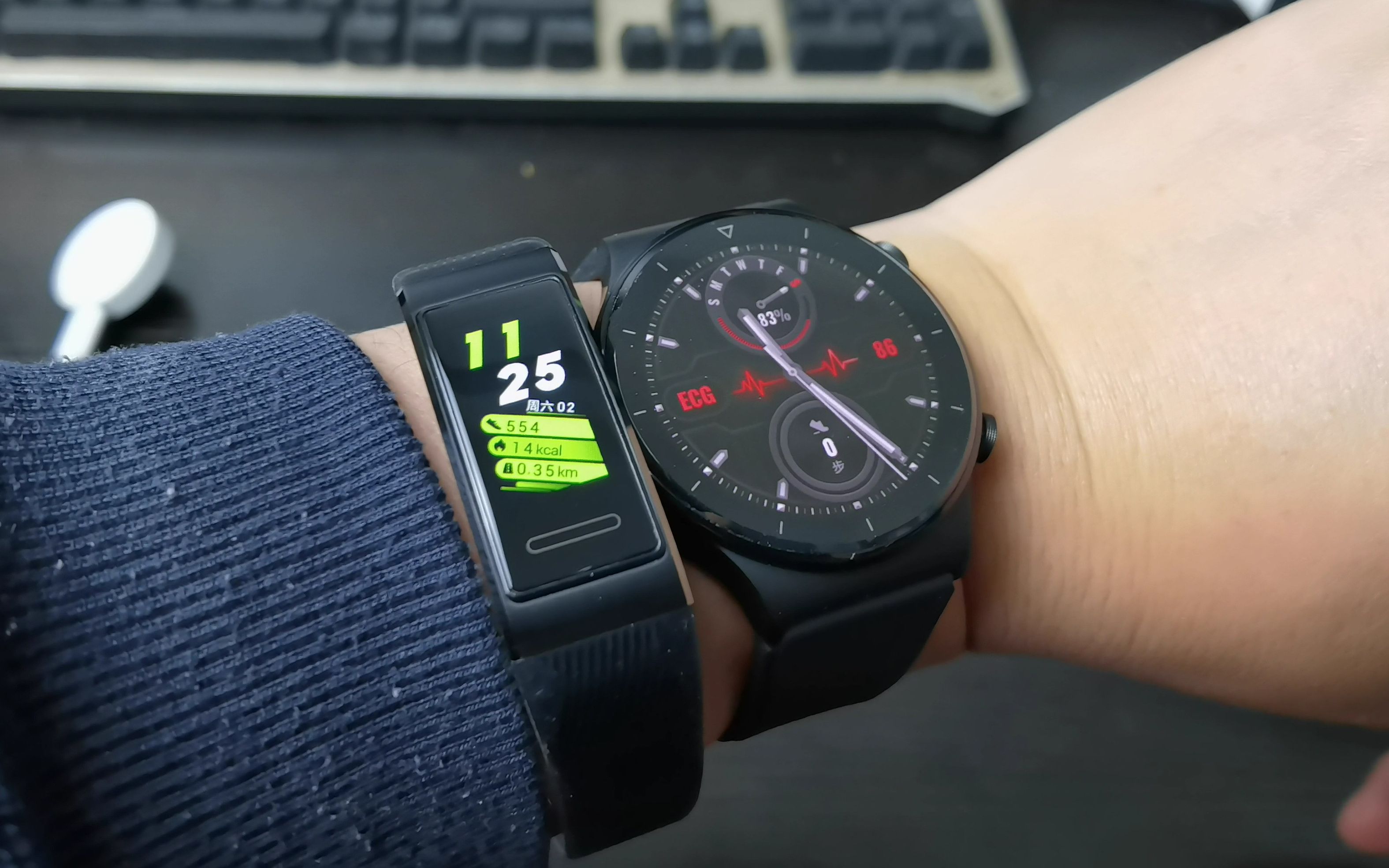 自带心电图的手表感受过没?华为watch gt2 pro ecg版体验报告!